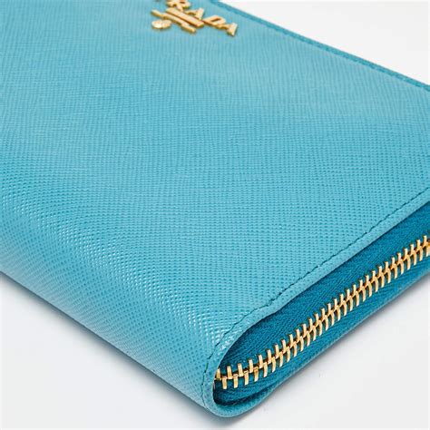 nwob prada turquoise saffiano leather